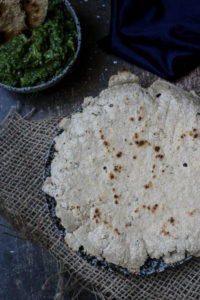 צ׳פאטי טבעוני ללא גלוטן - לחם הודי טבעוני נטול גלוטן