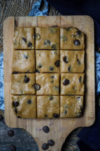 פאדג׳ בצק עוגיות טבעוני - ללא גלוטן- ב 4 רכיבים 