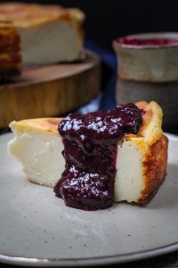 עוגת גבינה אפויה טבעונית